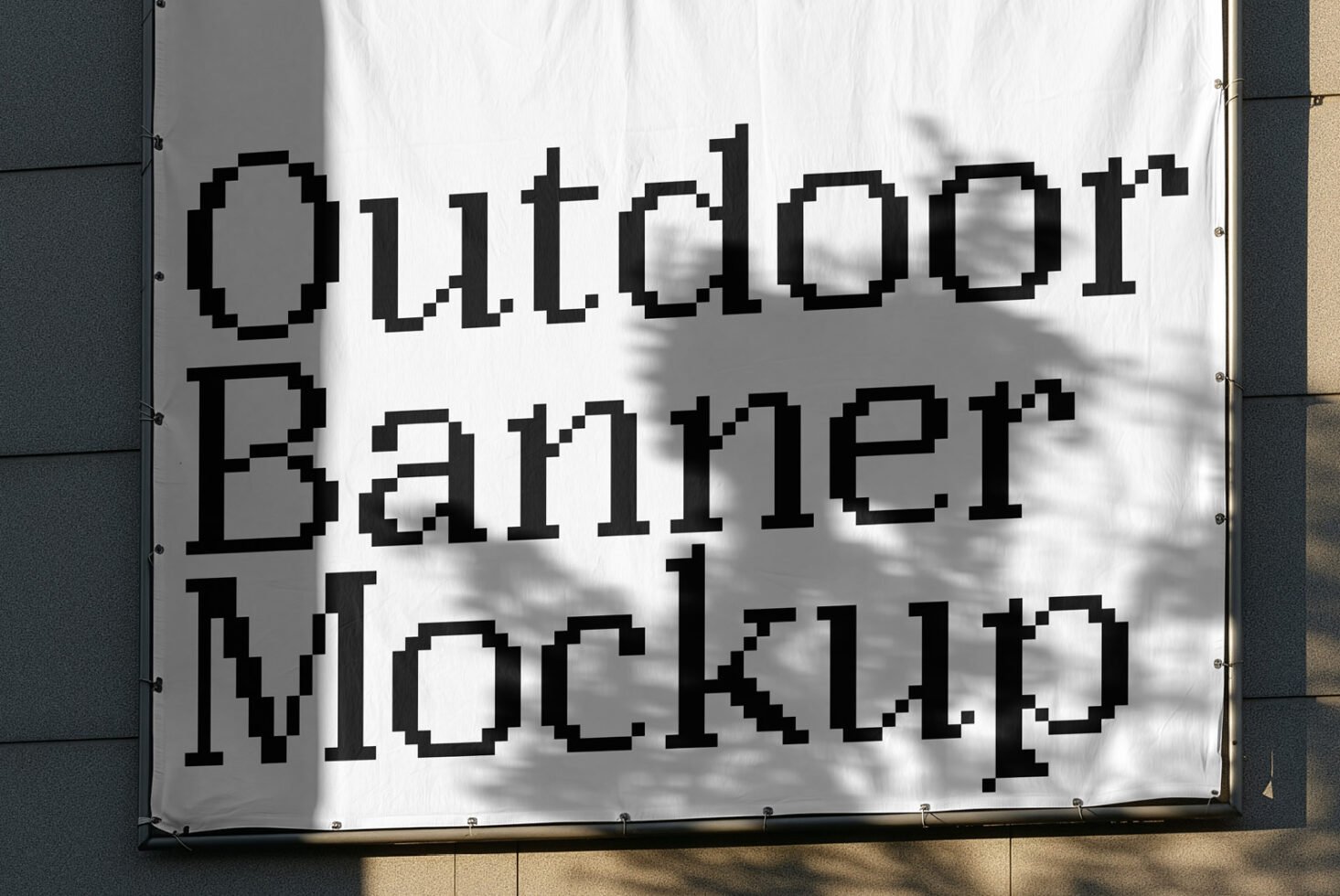 Outdoor Banner D48 Mockup preview 5