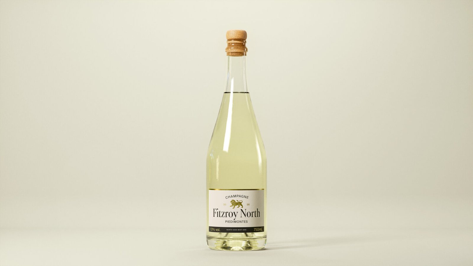 Champagne Bottle Mockup preview 3