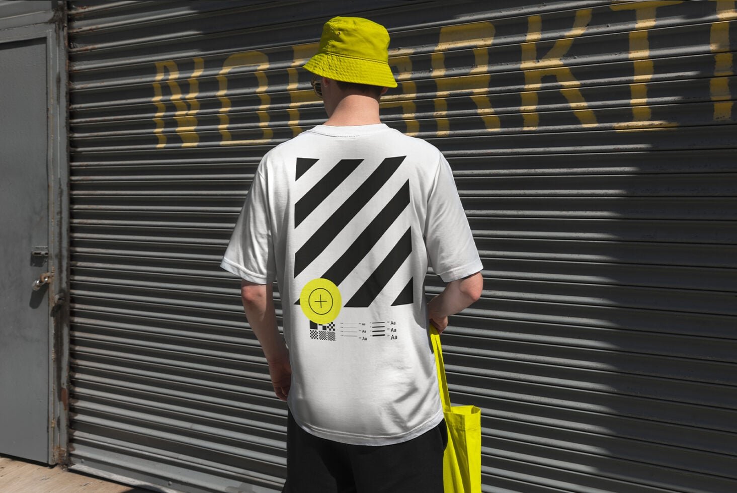 Apparel Mockup – Tshirt with Model preview 3