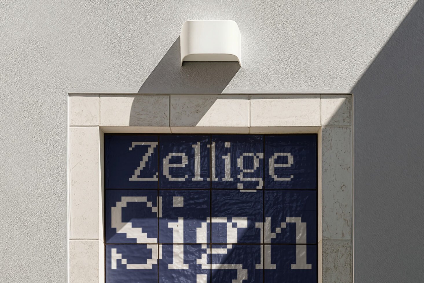 Zellige Tile Sign D37 Mockup preview 6