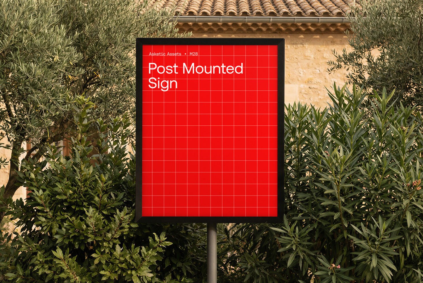 Street Sign Mockup M28