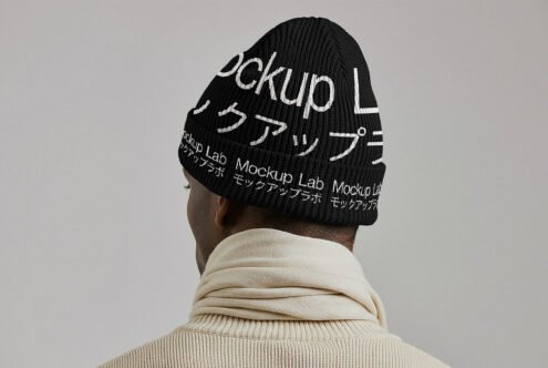 Beanie Hat 01ML Mockup