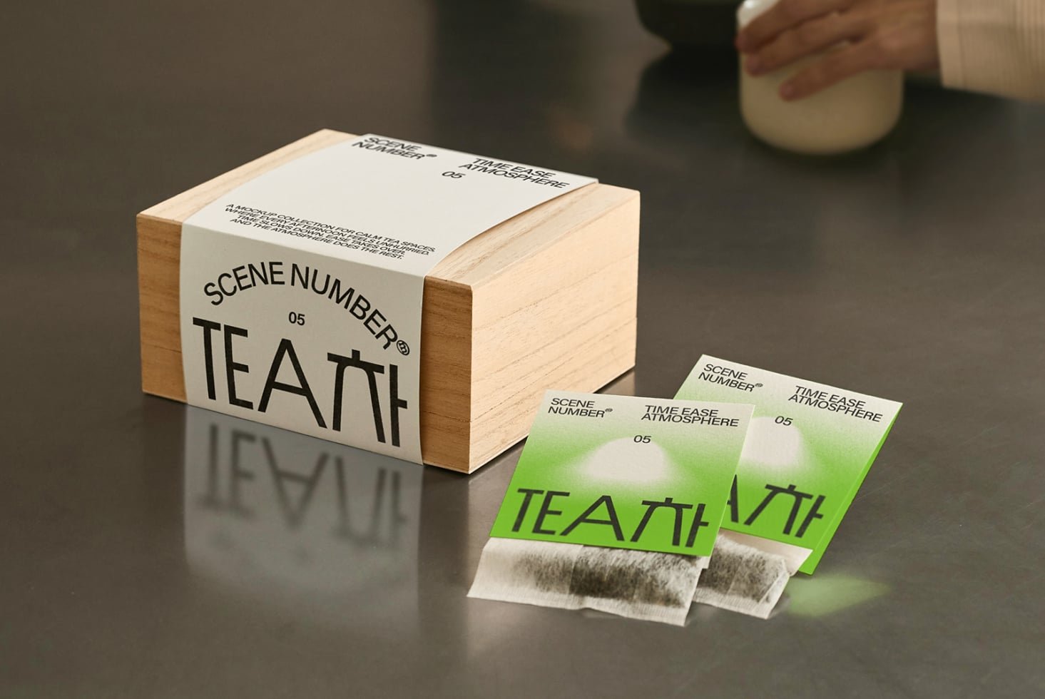 S#5 TEA Tea Bag 05 Mockup