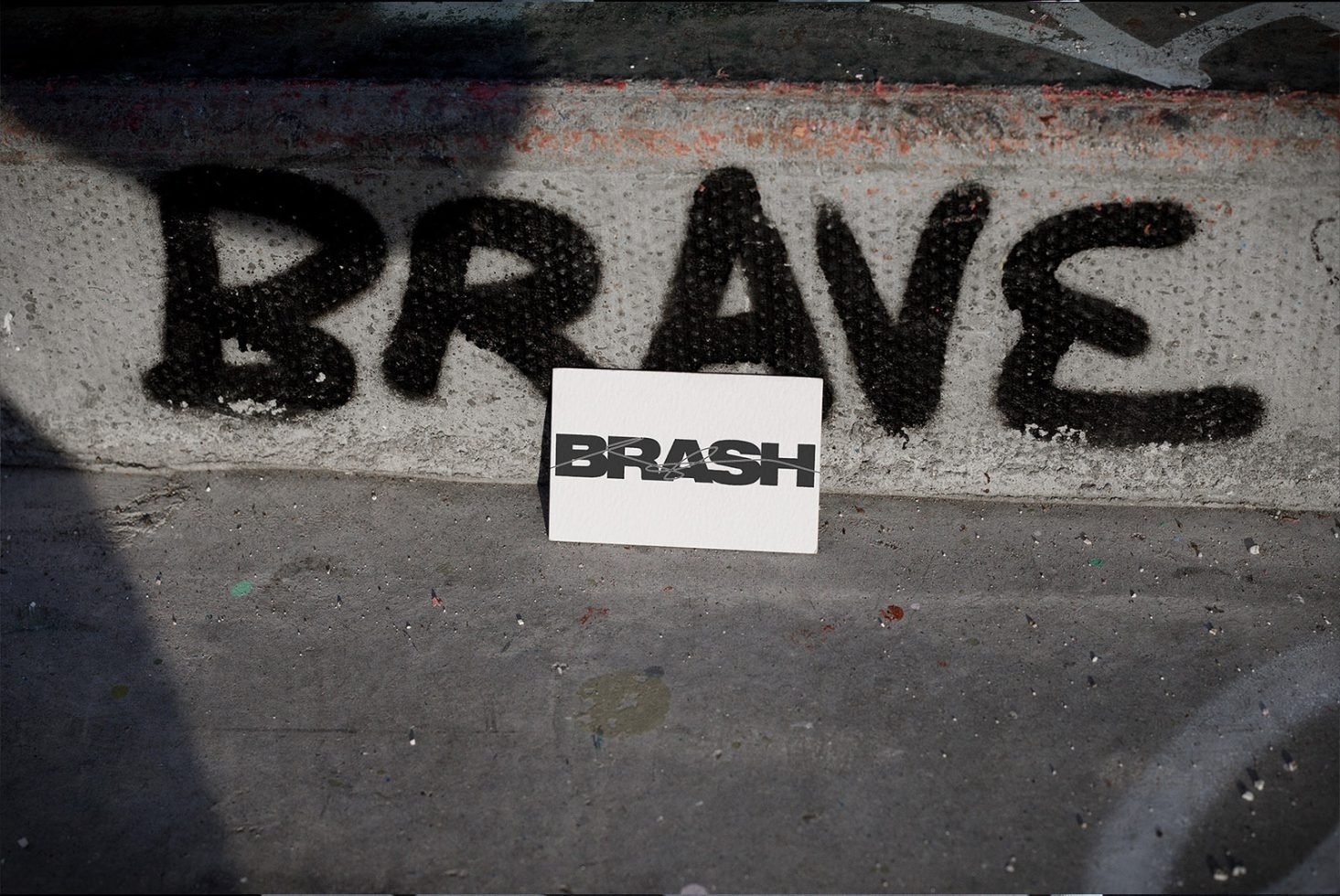 Business card Mockup Brash 06