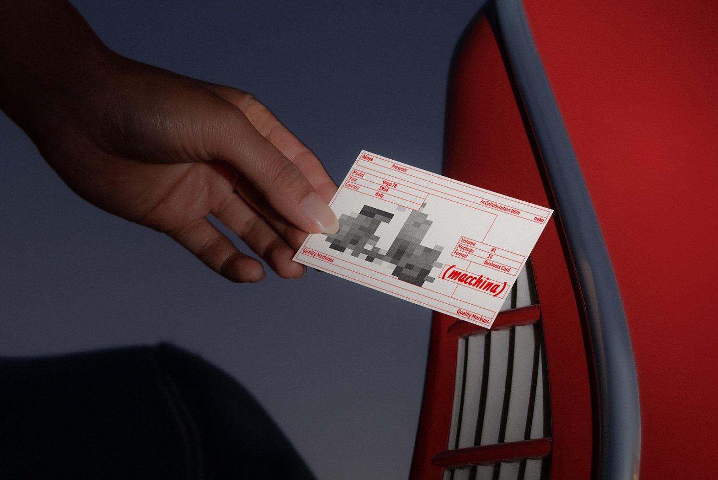 Business Card Mockup 019