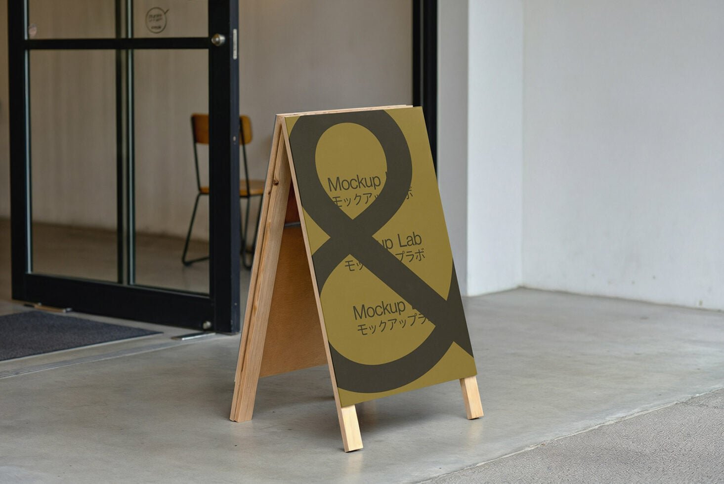 A-Frame Sign 03ML Mockup preview 2