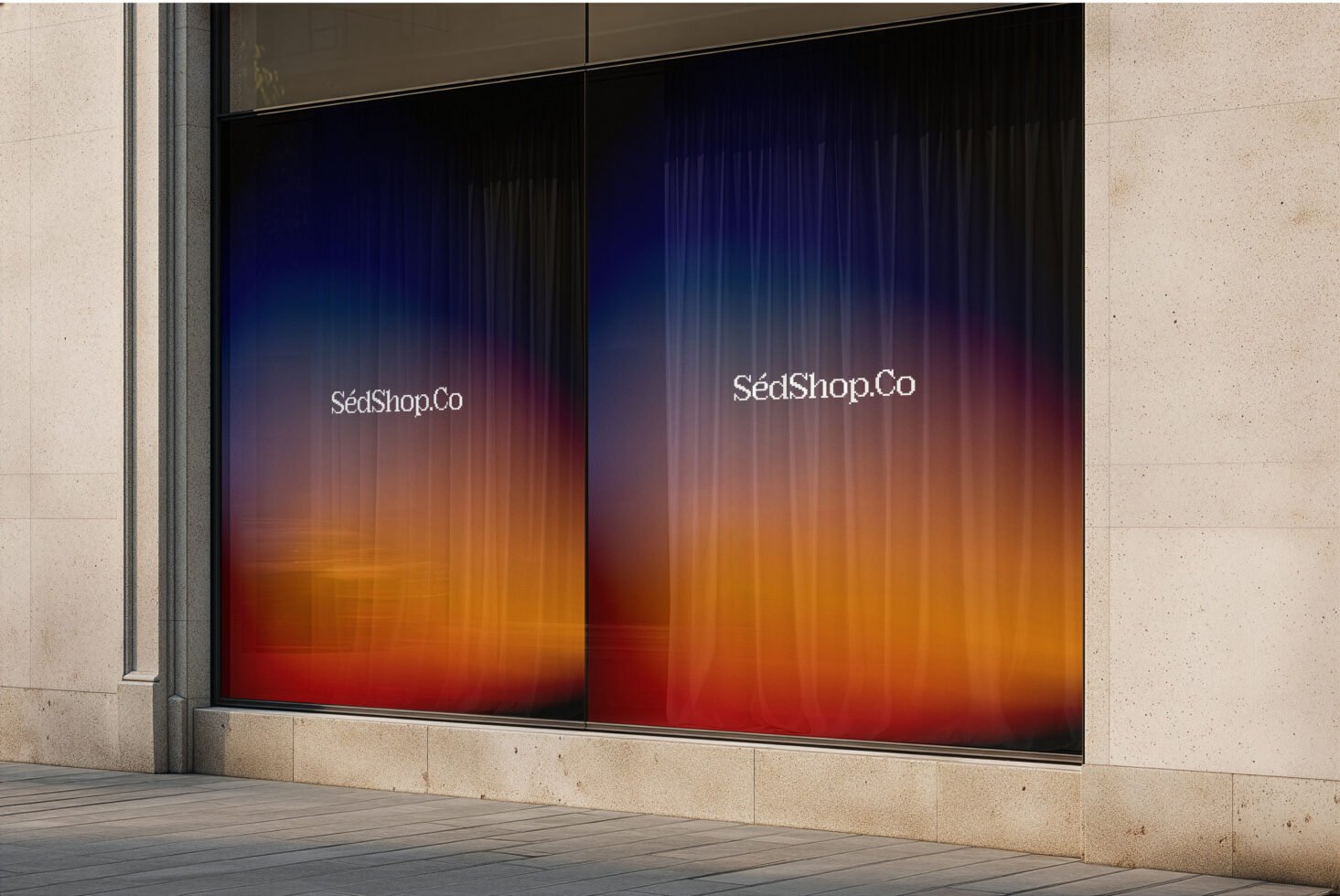 Storefront Decal D18 Mockup preview 6