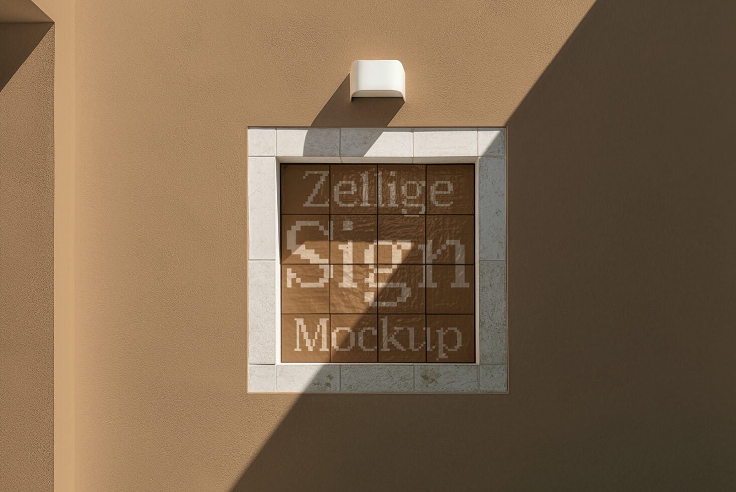 Zellige Tile Sign D37 Mockup preview 3