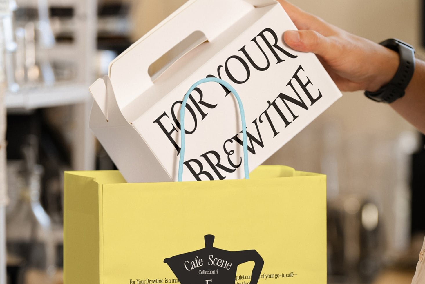 S#4 FYB Paper Bag 01 Mockup preview 2