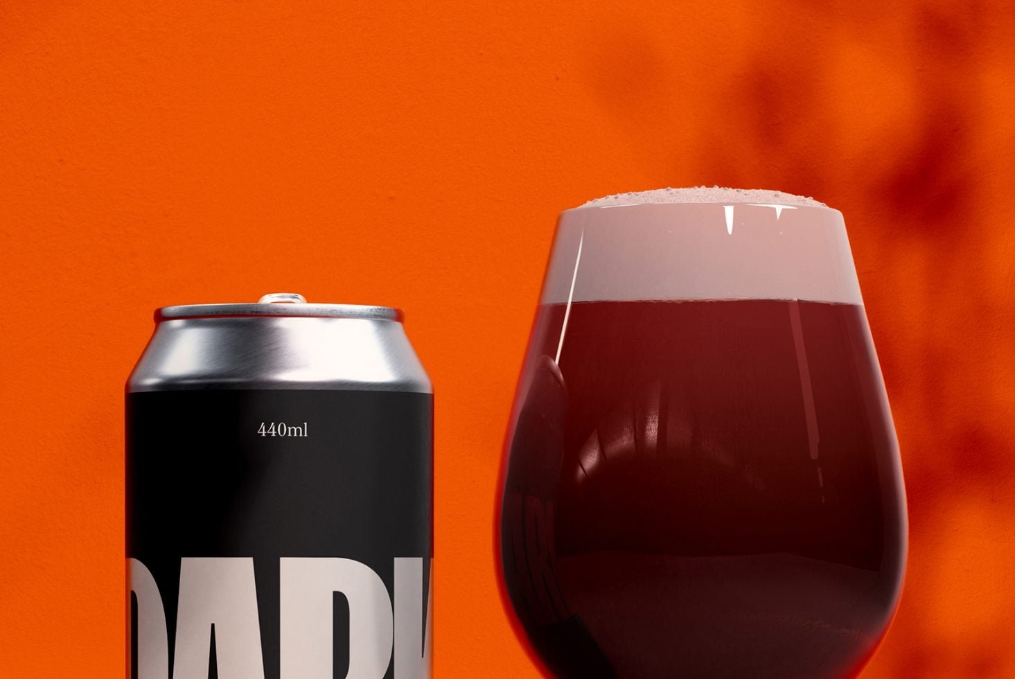 Can & Glass (440ml) Mockup preview 3