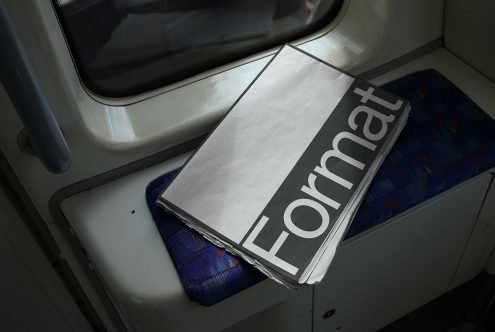 Format B2 Newspaper Mockup 03