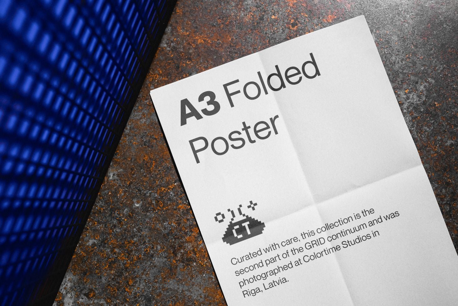 A3 Folded Poster Mockup GRID 02