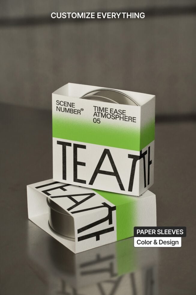 S#5 TEA Tin Canister 06 Mockup