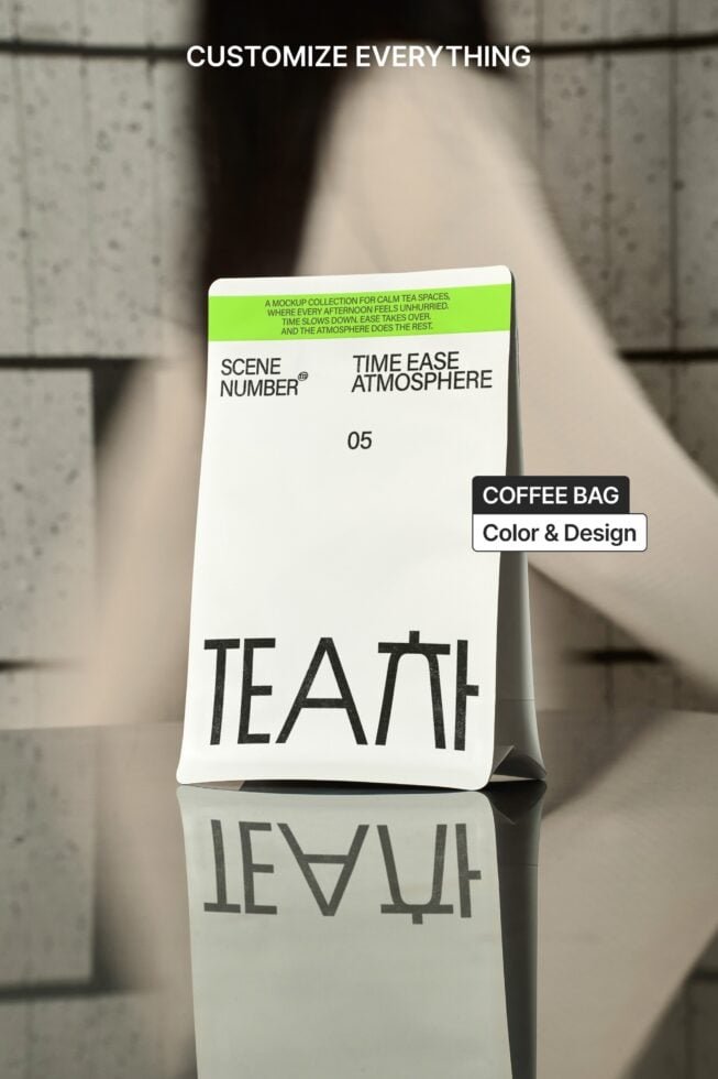 S#5 TEA Coffee Bag 01 Mockup