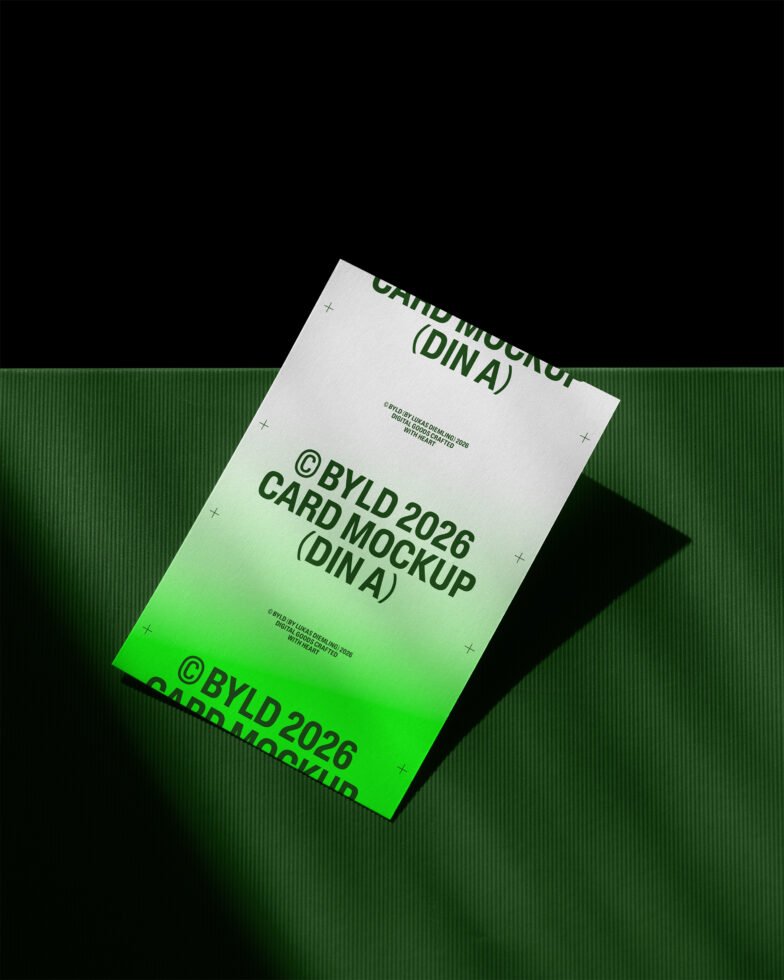 A5 Card 08 Mockup preview 3