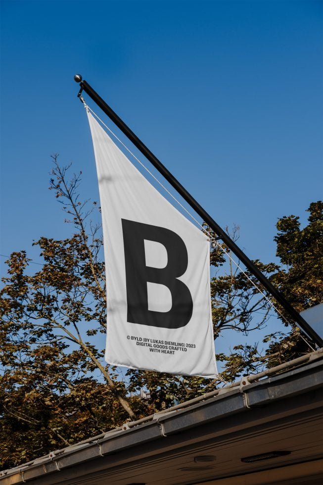 Flag 03 Mockup