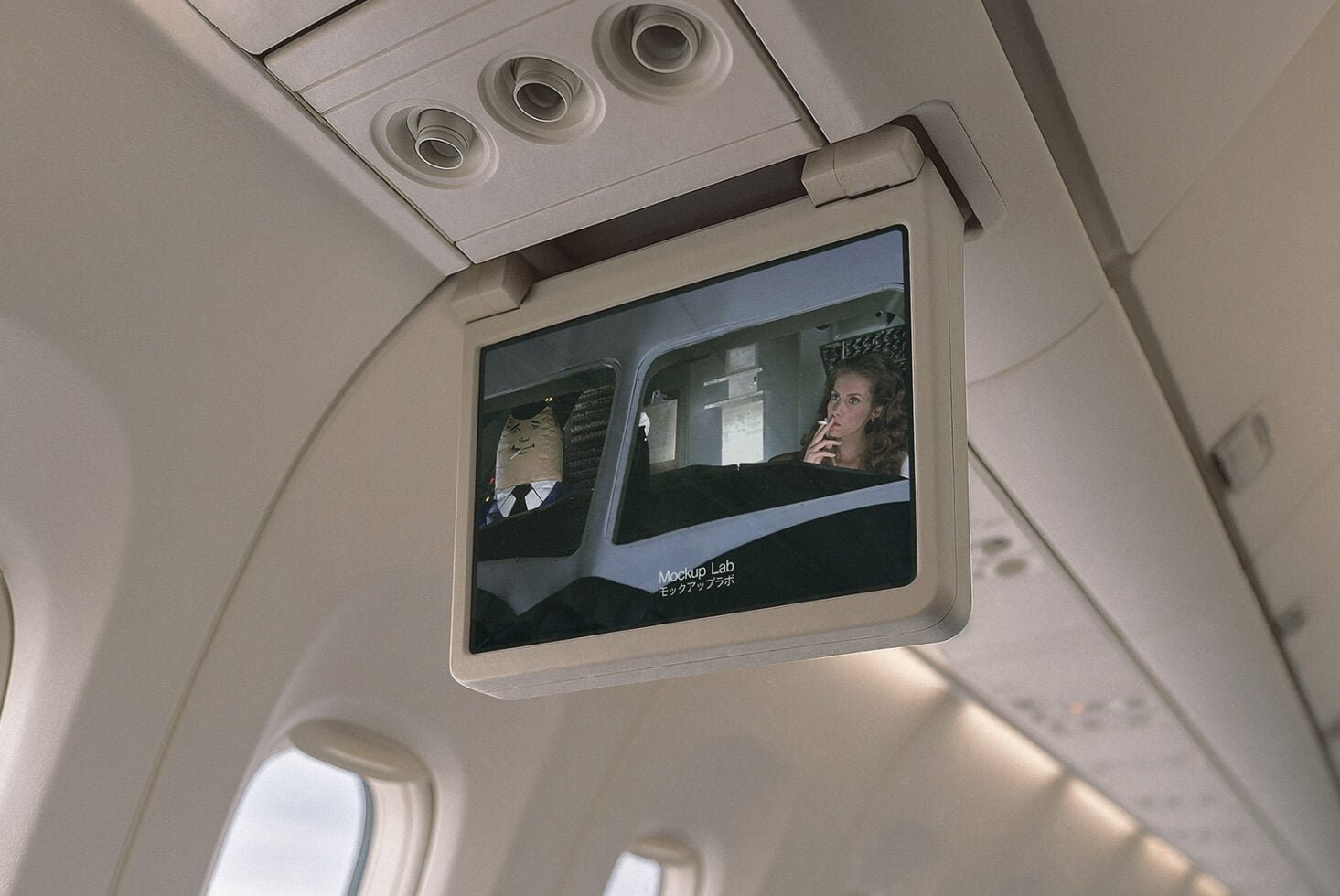 Airplane Screen 01ML Mockup preview 2