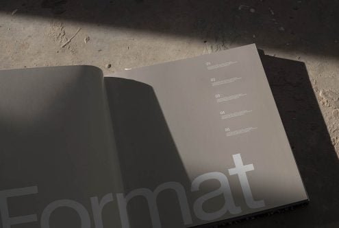 Format Rectangle Book Closeup Mockup 02