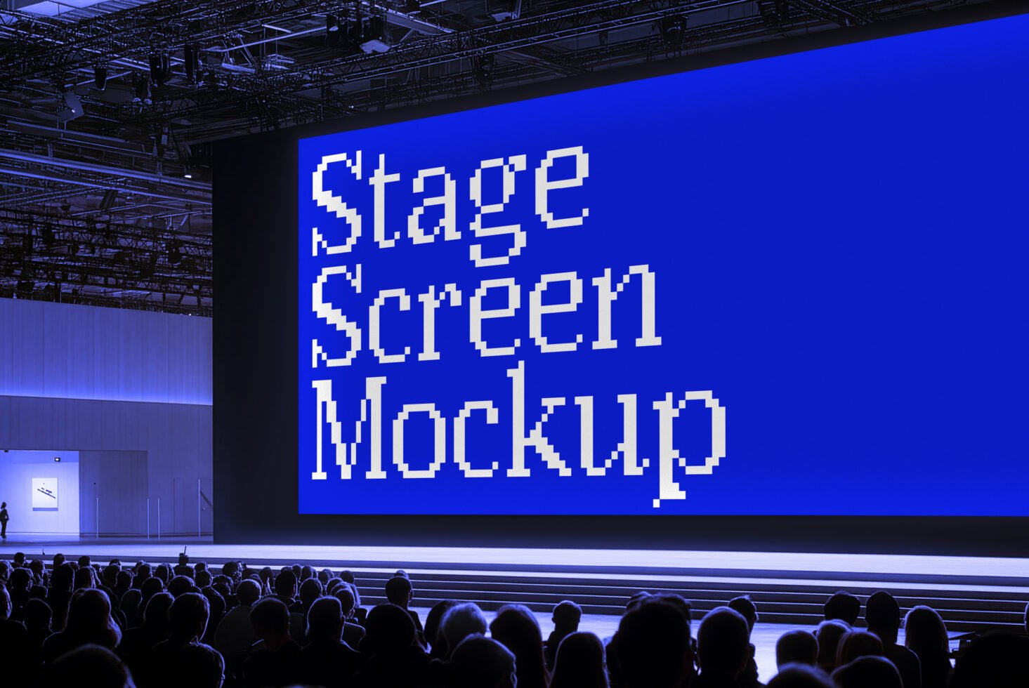 Conference Stage Screen D20 Mockup preview 7