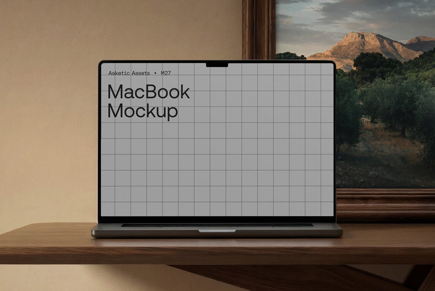 MacBook Mockup M27 preview 4