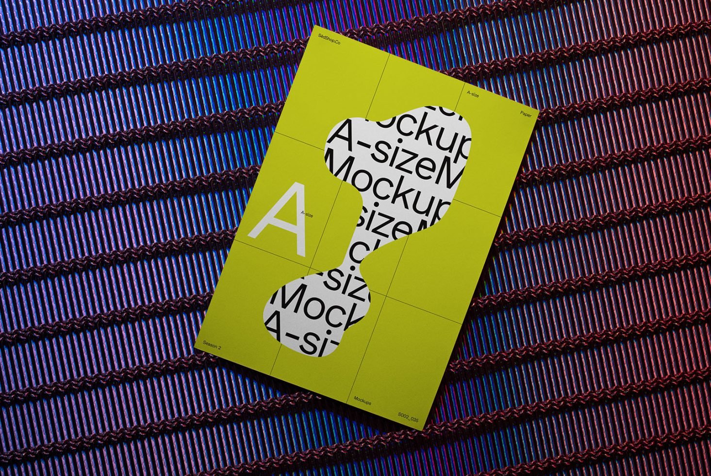 A4 Card S2 035 Mockup