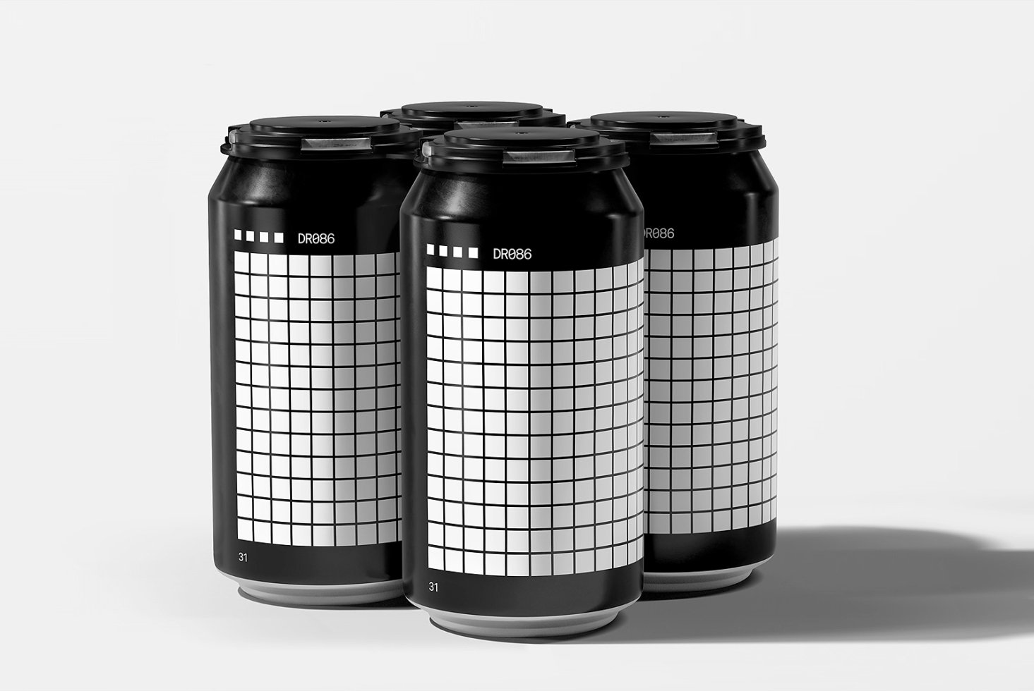 Four Pack (375ml) Mockup