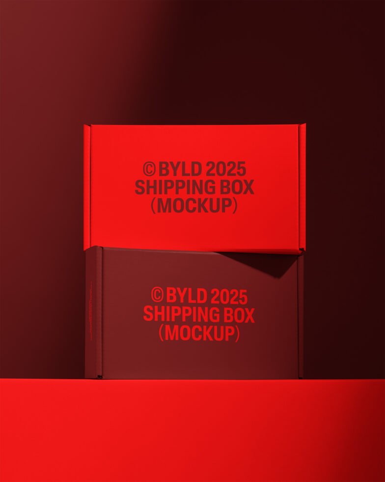 Shipping Boxes 01 Mockup preview 6