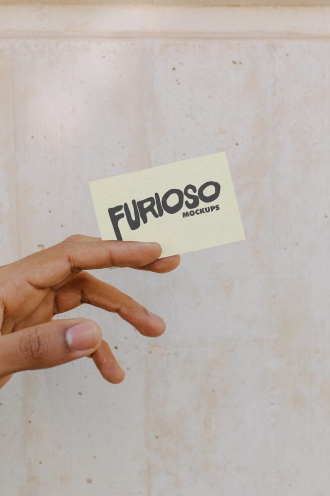 Business Card Mockup 02UC