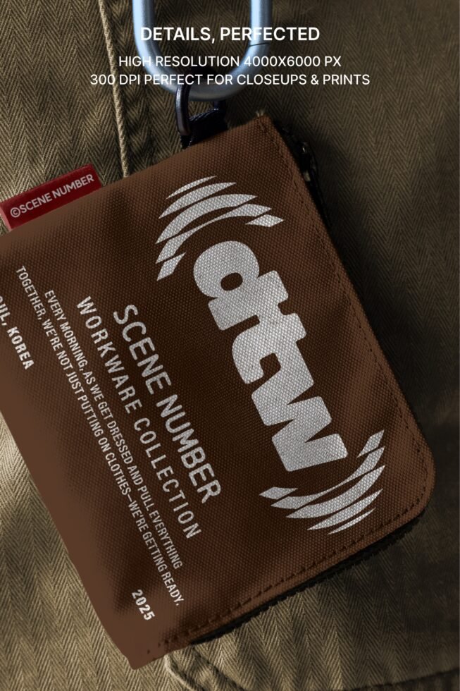 S#2 DTW Zip Purse Mockup preview 6