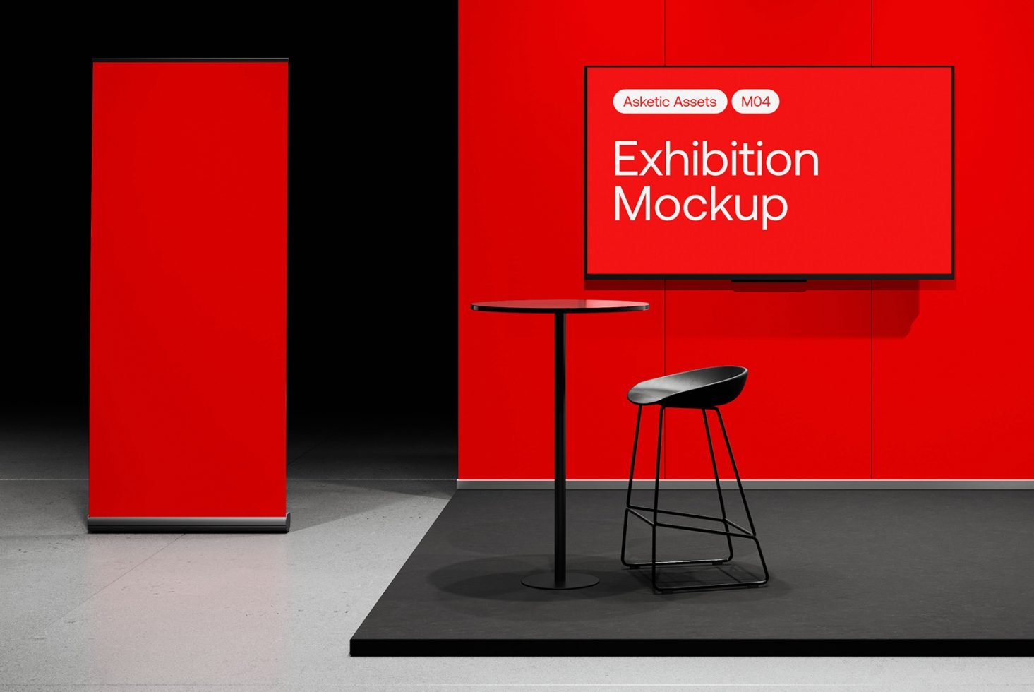Modular Exhibition Mockup M04 preview 6