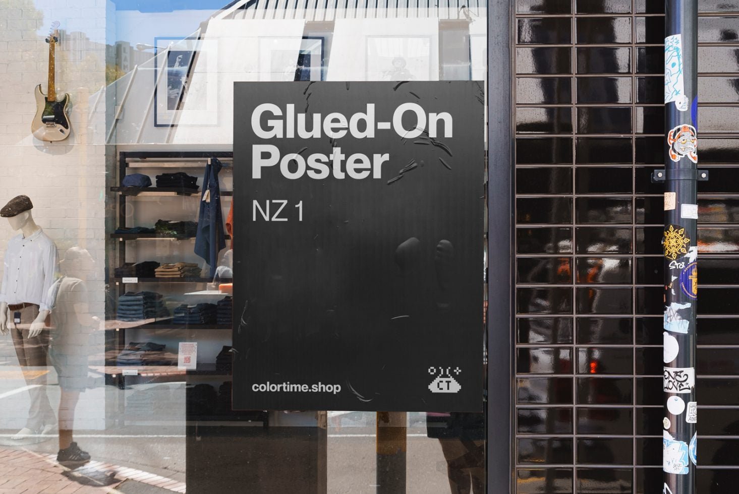Glued-On Poster NZ 01