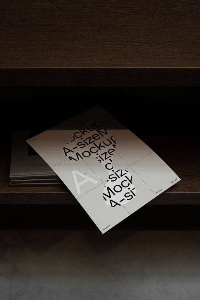 A4 Card S2 054 Mockup