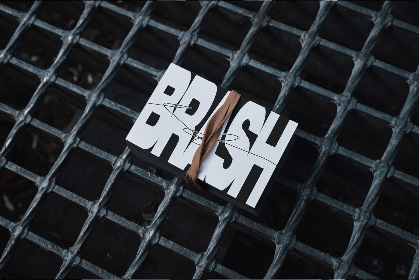 Business card Mockup Brash 01