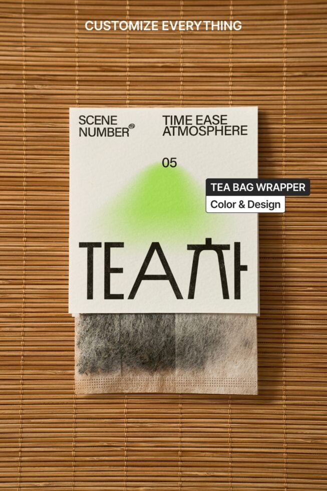 S#5 TEA Tea Bag 02 Mockup