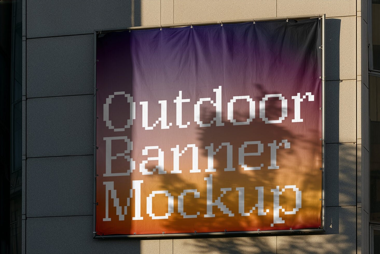 Outdoor Banner D48 Mockup preview 4
