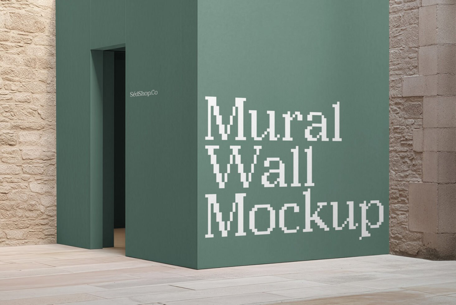 Mural Wall D31 Mockup preview 5