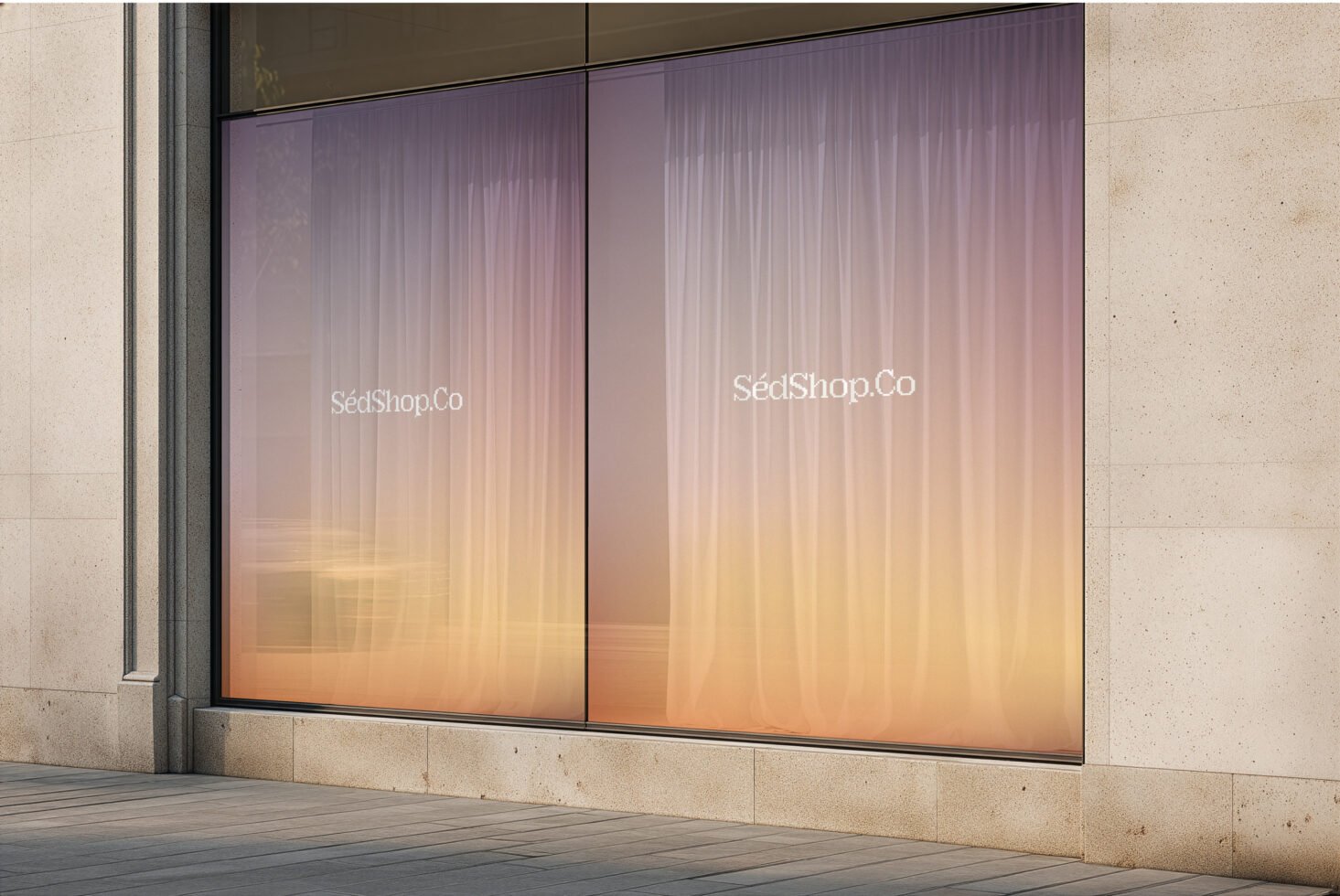 Storefront Decal D18 Mockup preview 5