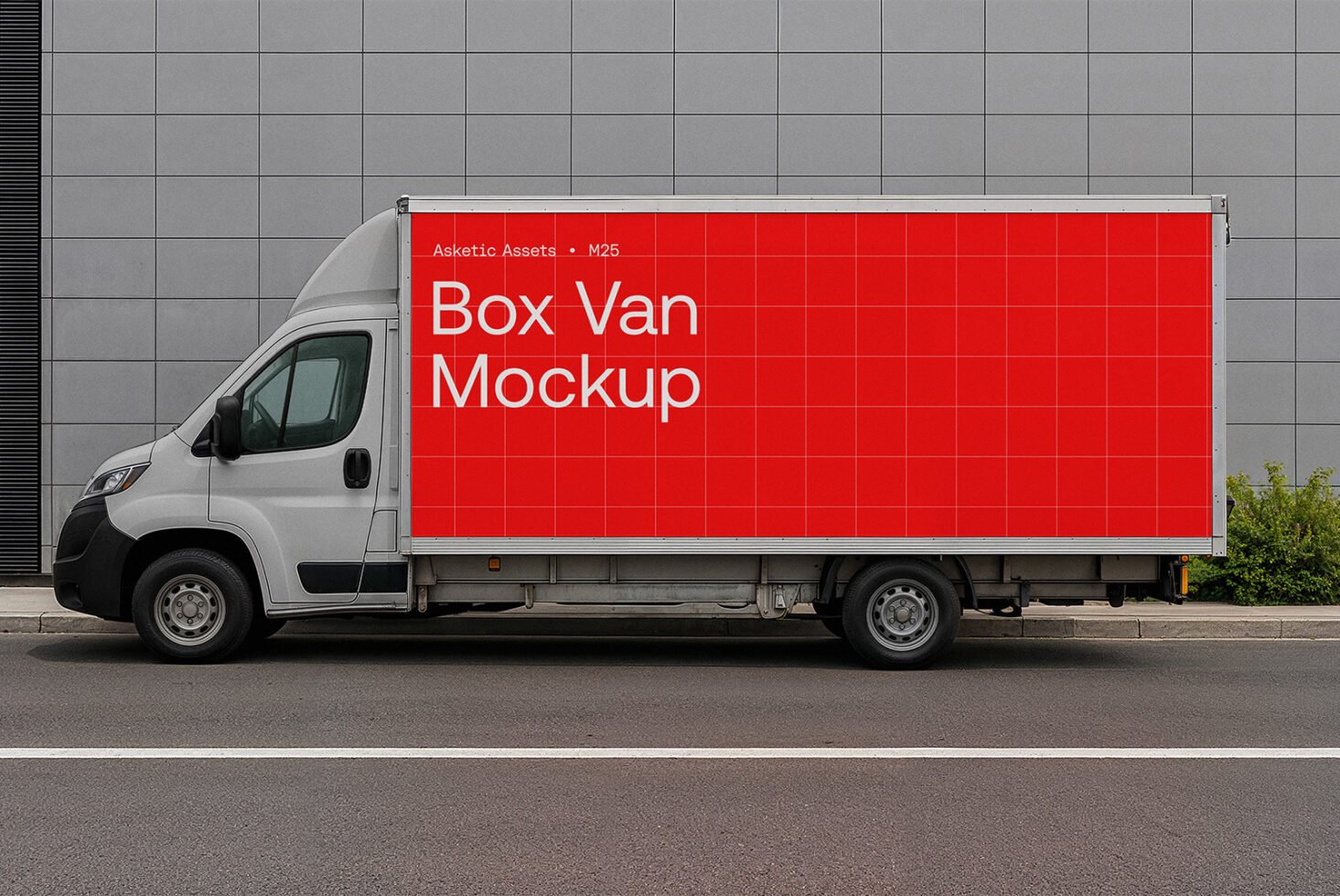 Box Van Mockup M25 preview 3
