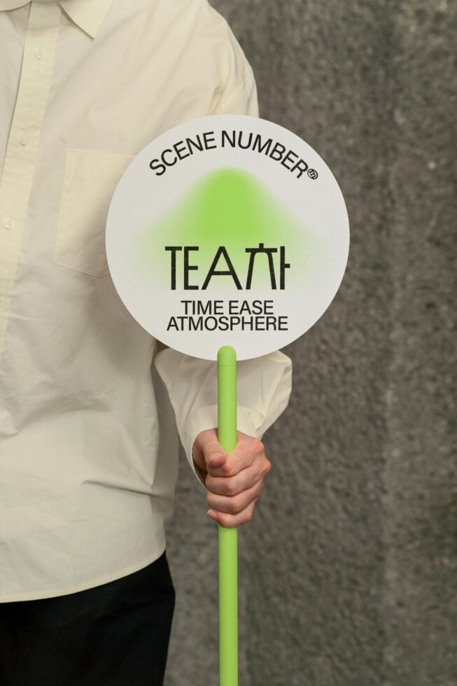 S#5 TEA Standing Sign Mockup preview 6