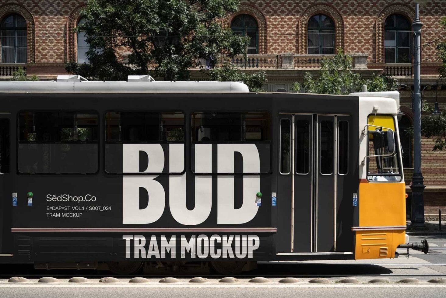 Tram Mockup S007-024