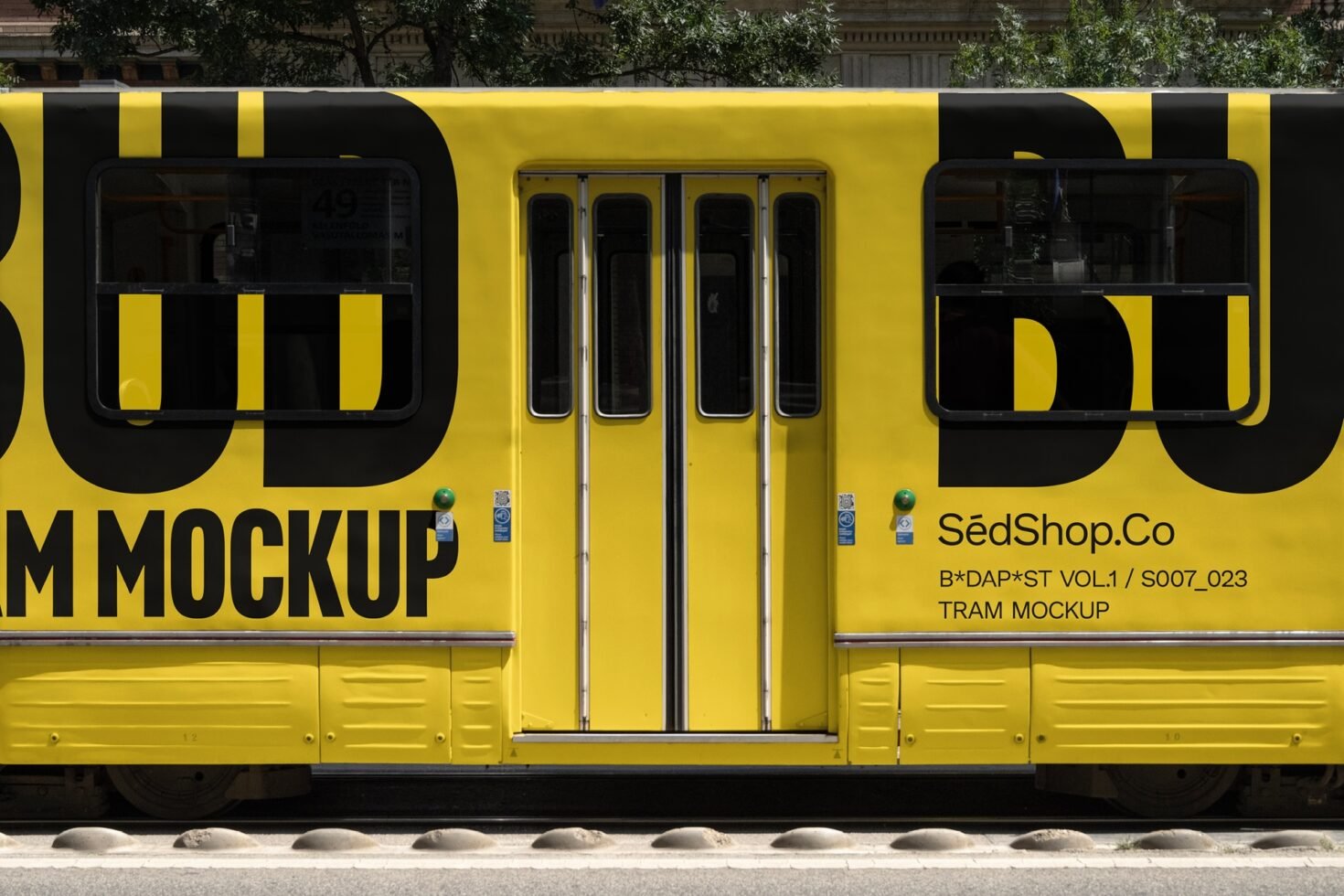 Tram Mockup S007-023 preview 3