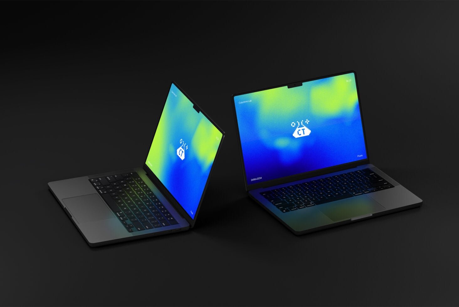 Two MacBook Pros Mockup
