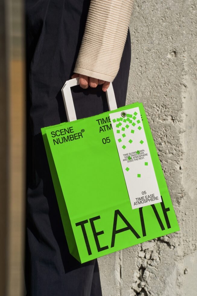 S#5 TEA Paper Bag 02 Mockup preview 6