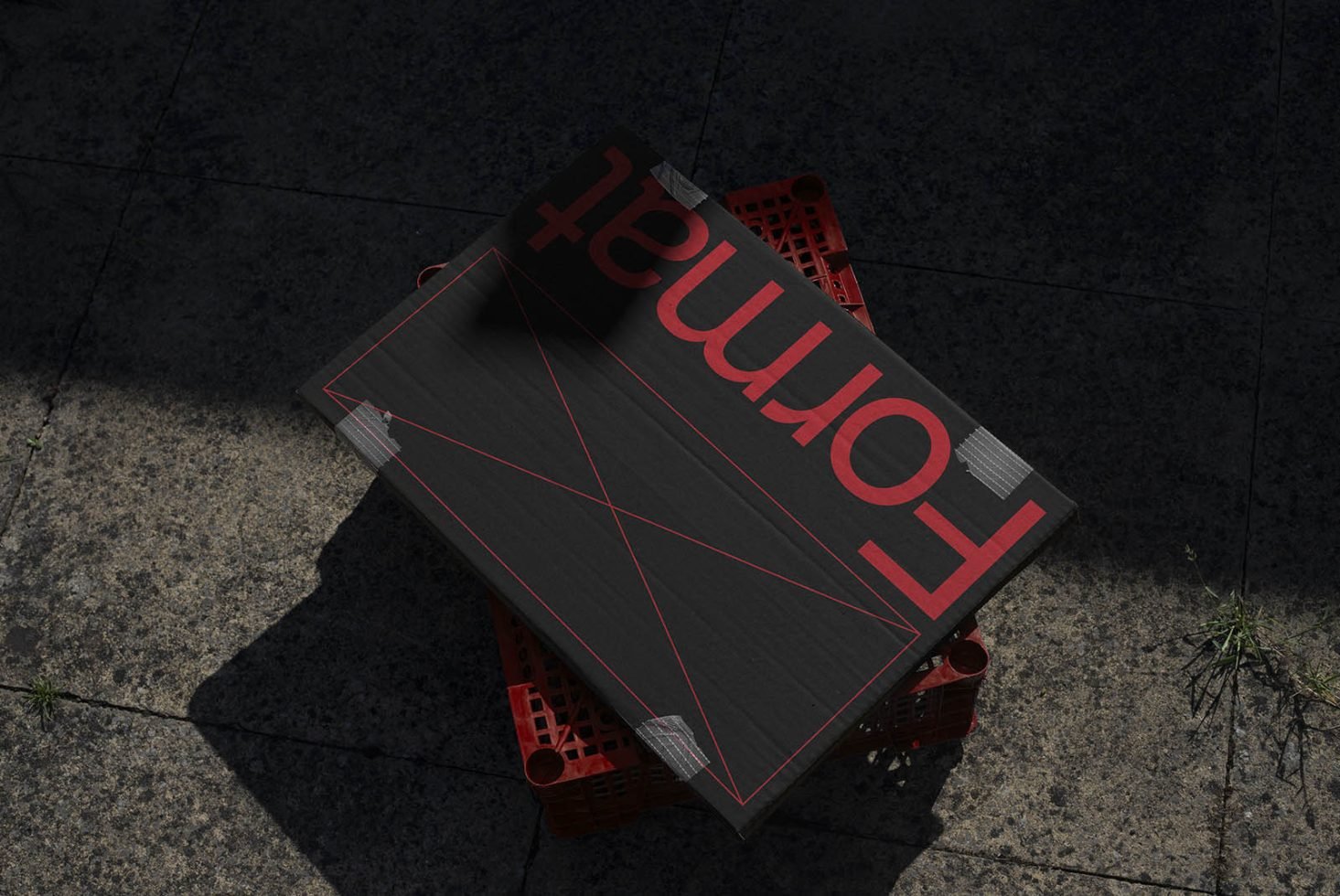 Format Parcel Package Mockup