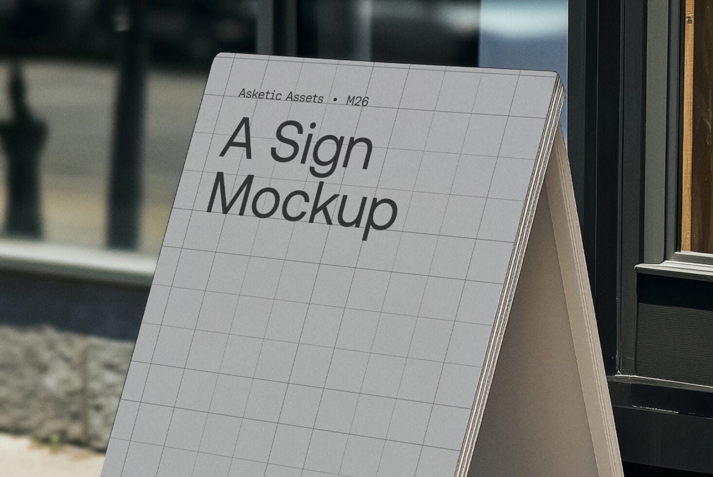 A-Frame Sign Mockup M26 preview 2