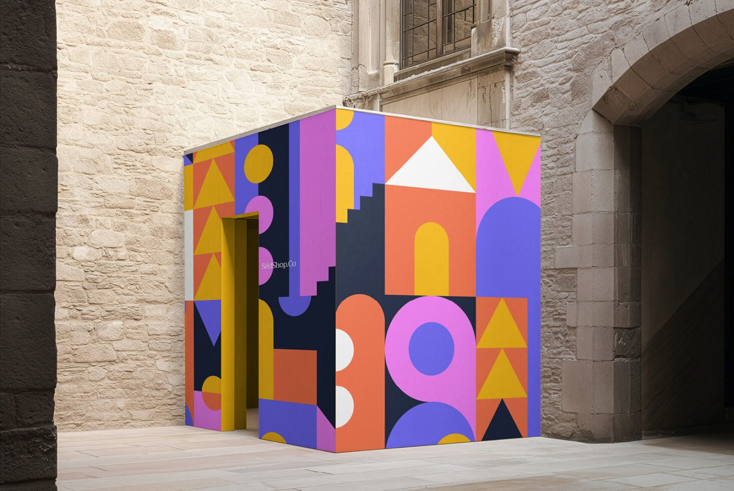Mural Wall D31 Mockup preview 10
