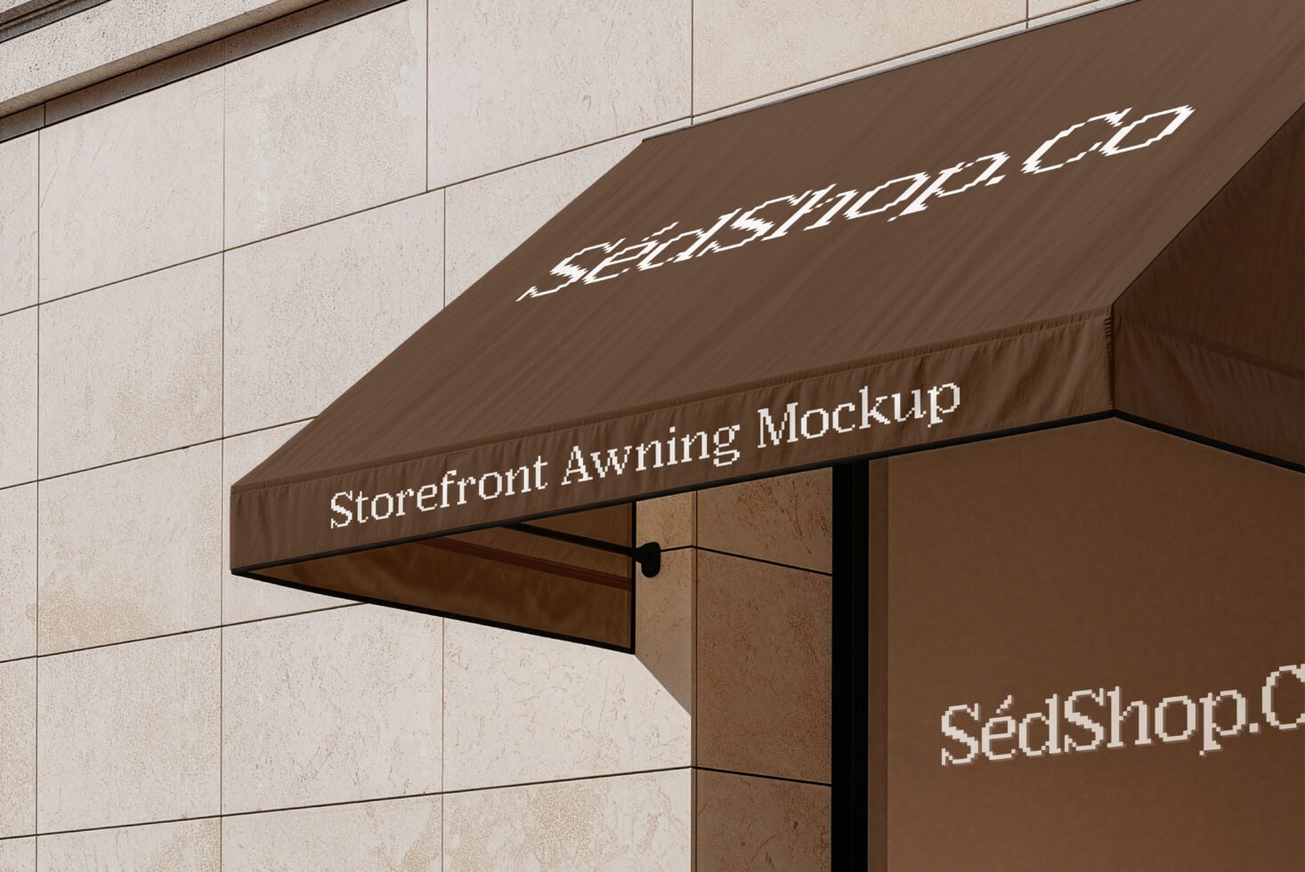 Storefront Awning & Window Decal D33 Mockup preview 6