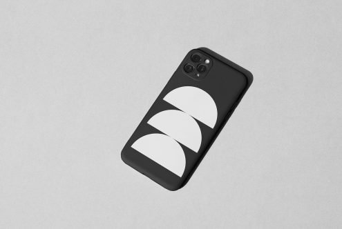 Format B2 iPhone 11 Mockup 05