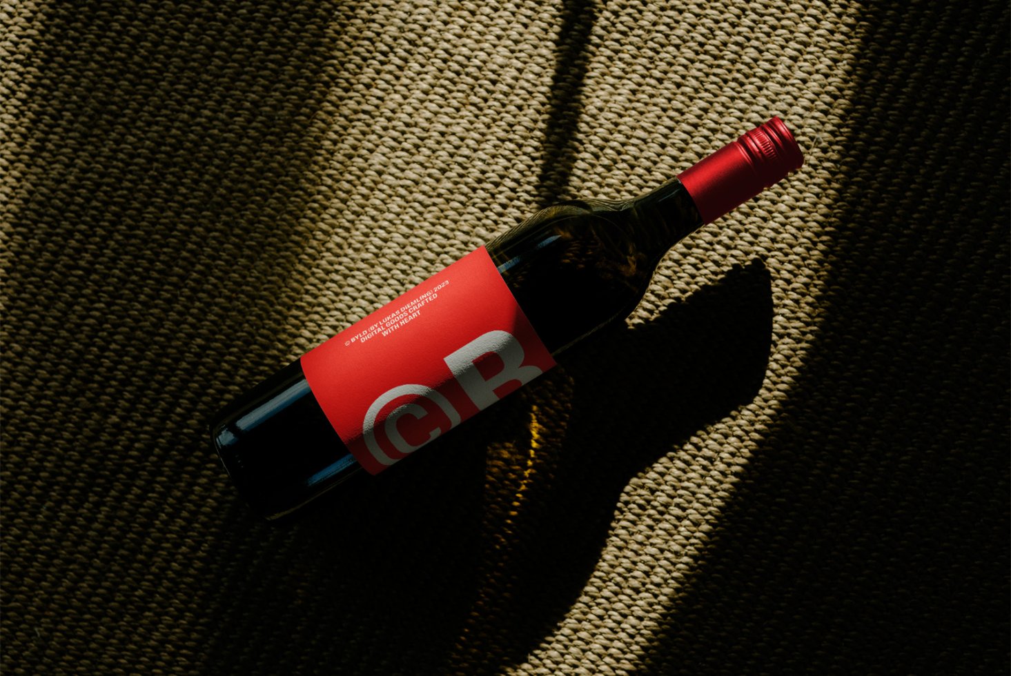 Wine Bottle 01 Mockup preview 2