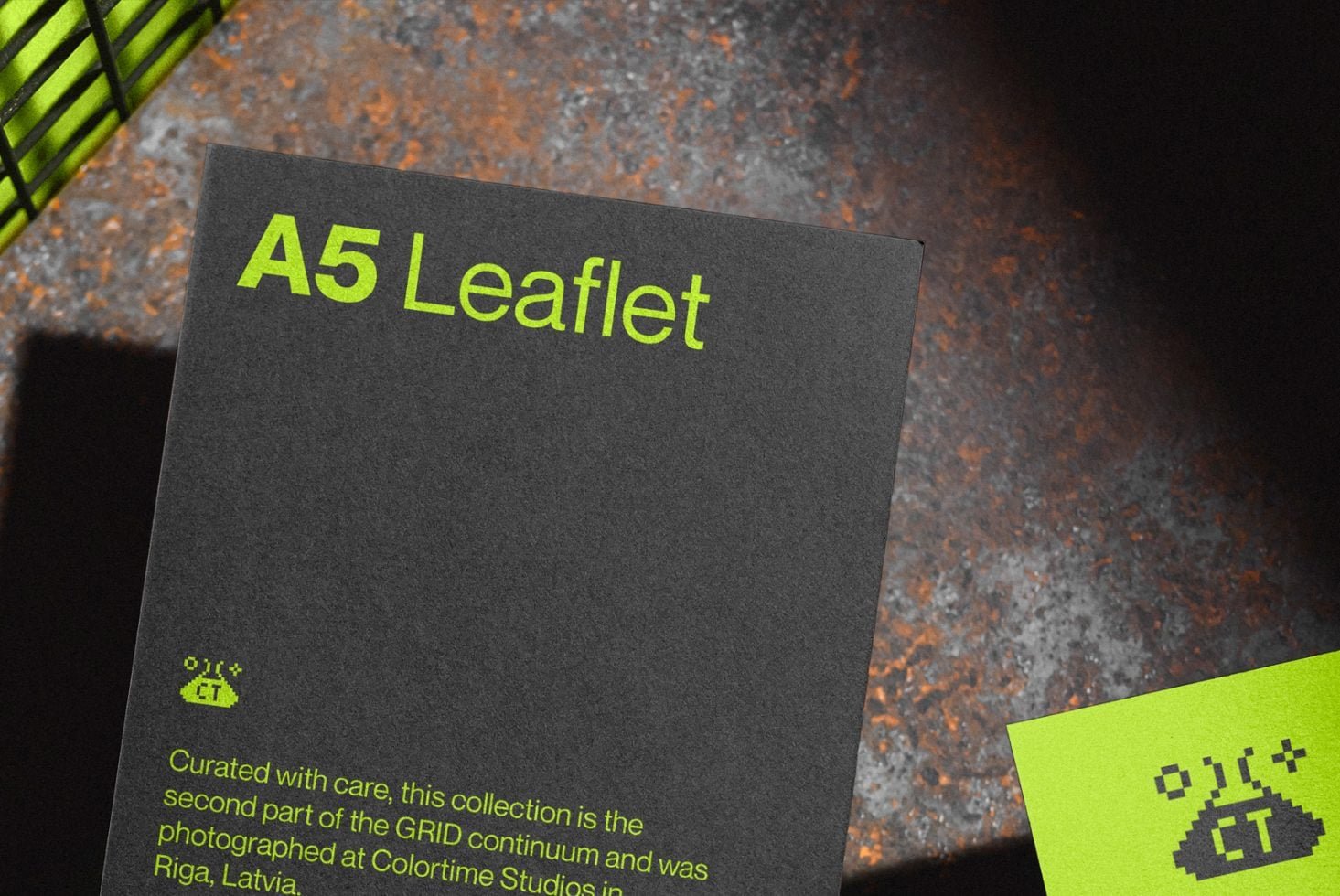 A5 Leaflet + Business Card Mockup preview 3